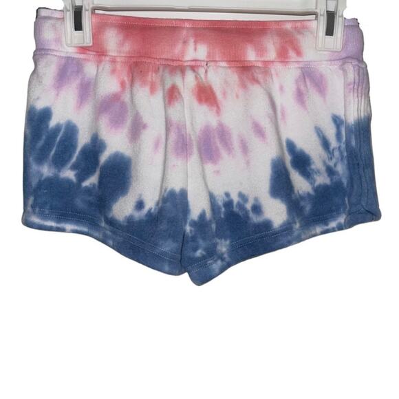 Ocean Drive Pink Blue White Tie Dye Drawstring Waist Shorts Size XS - Picture 2 of 2